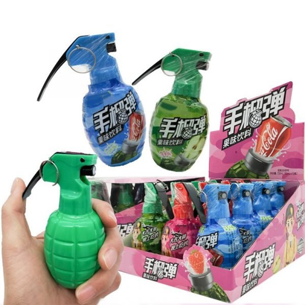 Grenade Liquid Spray Candy Toy