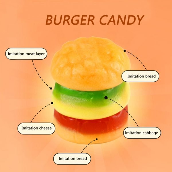 Permen Gummy Bentuk Hamburger - Image 3