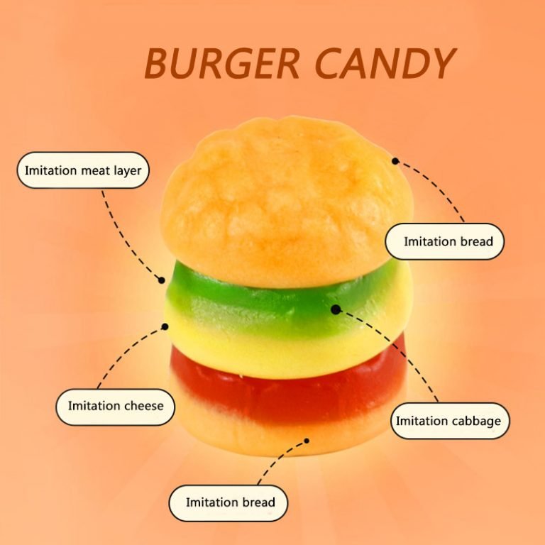 Hamburger Gummy Candy wholesale Candy Manufacturer