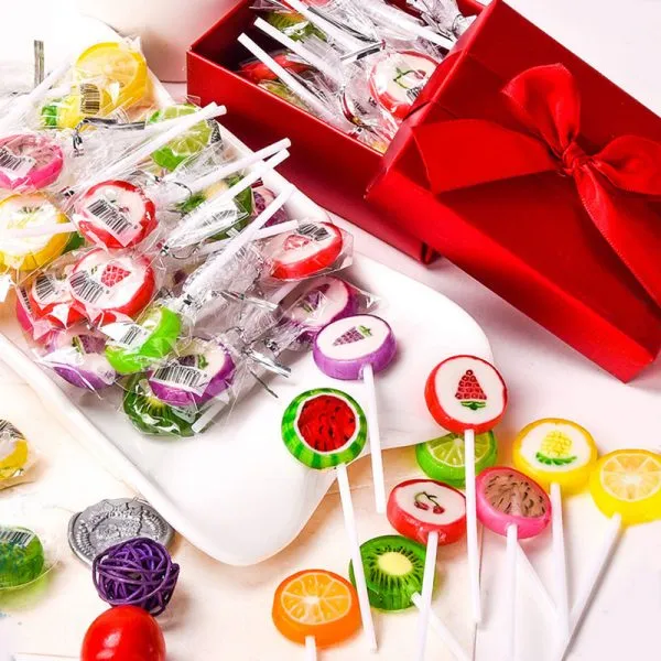 Crystal Fruit Lollipop Hard Candy - Image 3